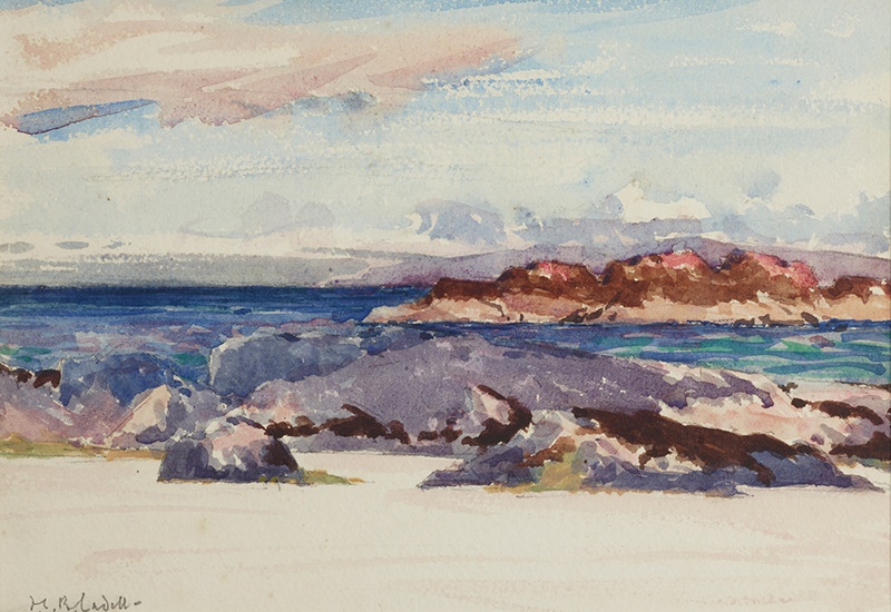 FRANCIS CAMPBELL BOILEAU CADELL R.S.A., R.S.W. (SCOTTISH 1883-1937) | WHITE SANDS, NORTH END, IONA Signed, watercolour | 16.5cm x 24cm (6.5in x 9in) | £5,000 - £8,000 + fees
